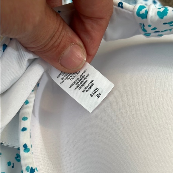 Floral Blue Women's Swimwear Set birdsong - Picture 6 of 6